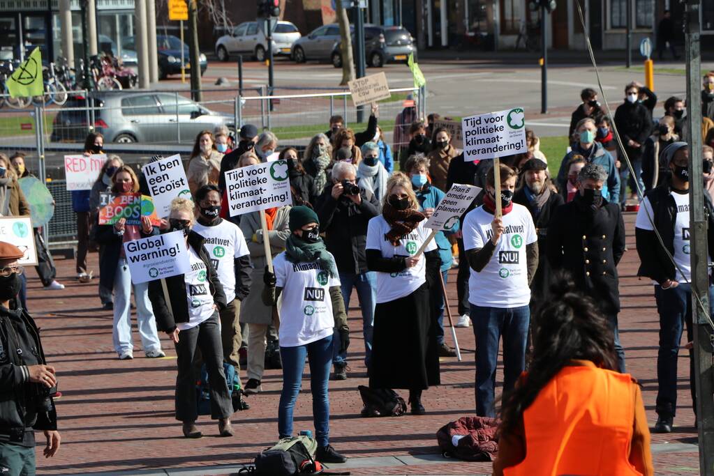 Klimaatdemonstratie trekt veel publiek