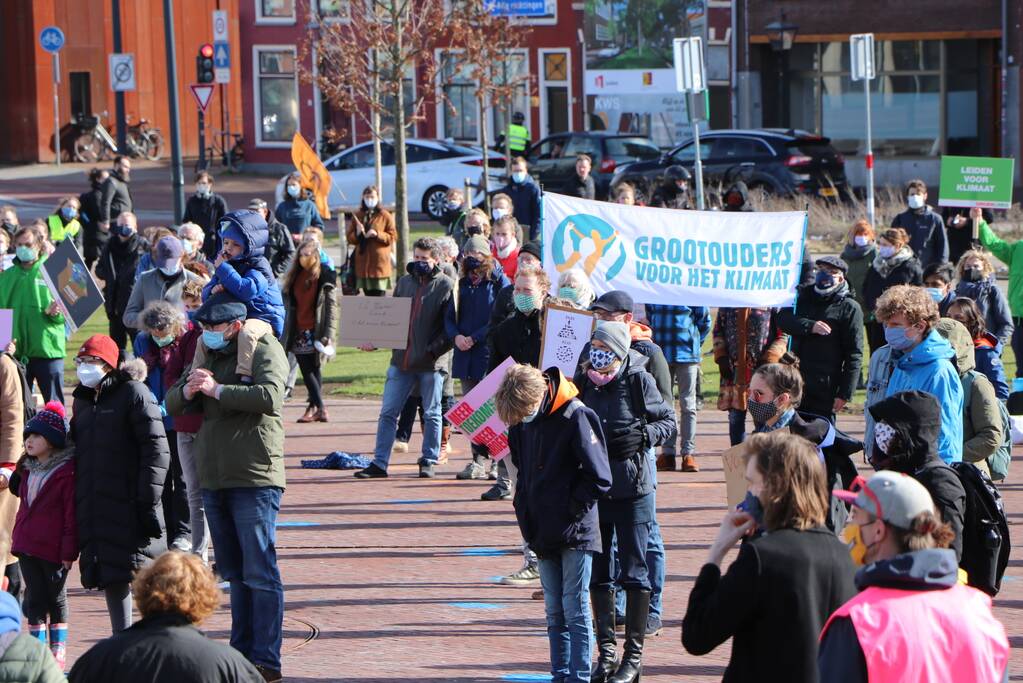 Klimaatdemonstratie trekt veel publiek