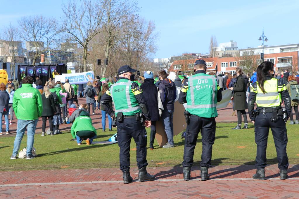 Klimaatdemonstratie trekt veel publiek