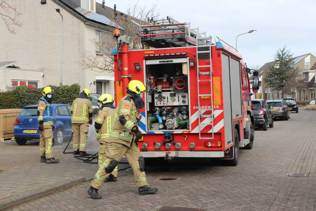 Gasleiding geraakt bij werkzaamheden in seniorencomplex