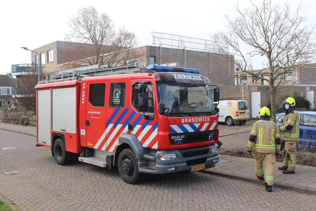 Gasleiding geraakt bij werkzaamheden in seniorencomplex
