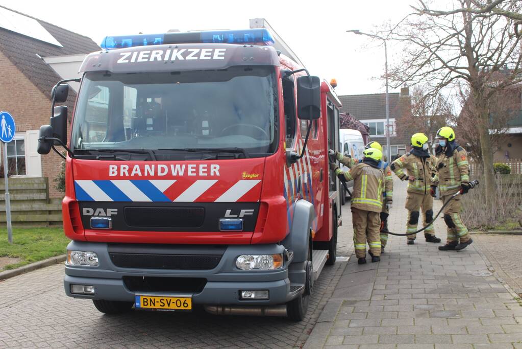 Gasleiding geraakt bij werkzaamheden in seniorencomplex