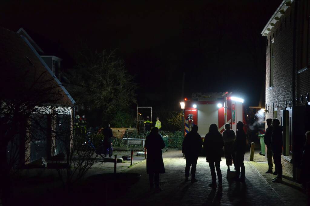 Woning zonder stroom na brand in meterkast