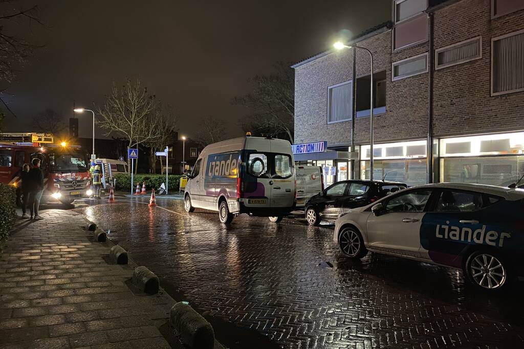 Brandweer doet onderzoek naar gaslucht