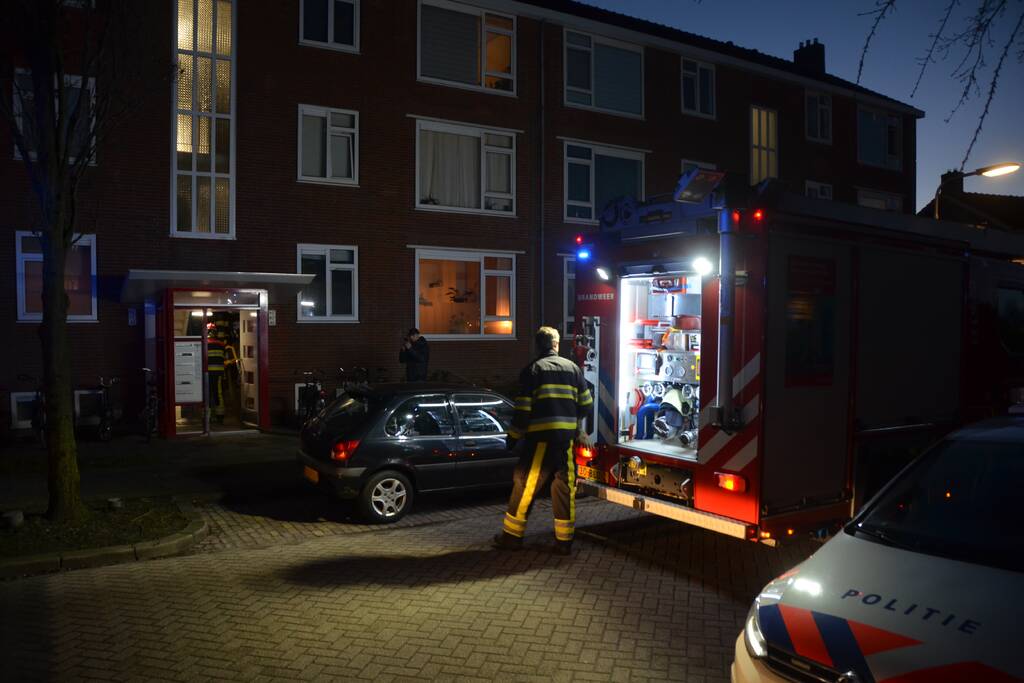 Woningbrand blijkt smeulende bloempot
