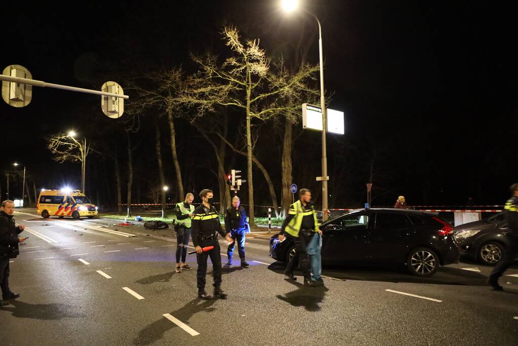 Scooterrijder overleden bij aanrijding met auto