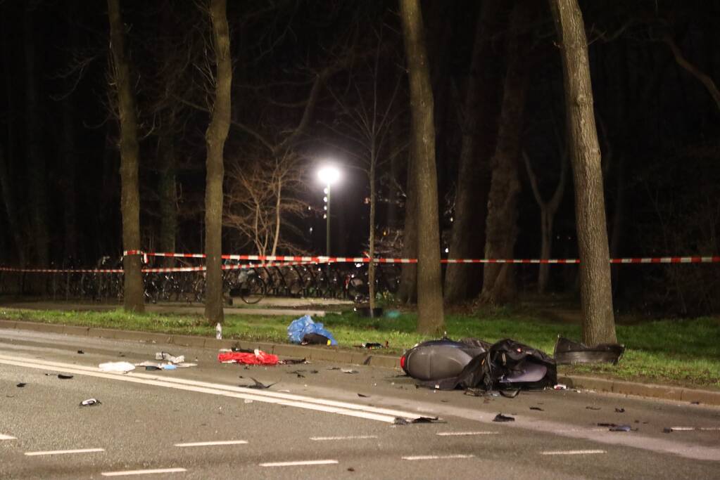 Scooterrijder overleden bij aanrijding met auto