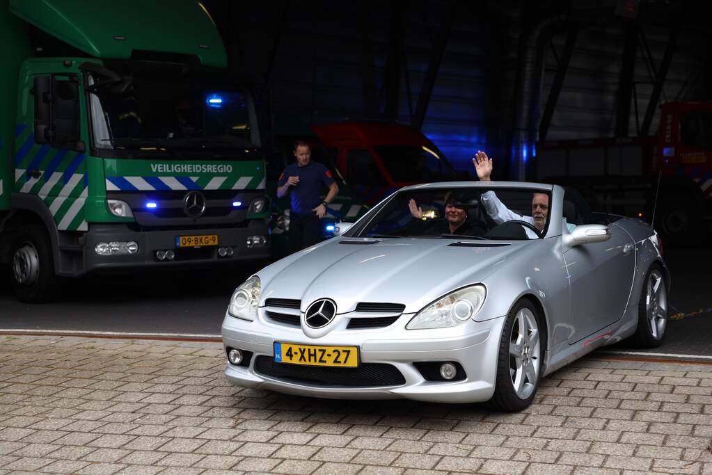 Brandweerman Gerton van de Brug neemt na 35 jaar afscheid
