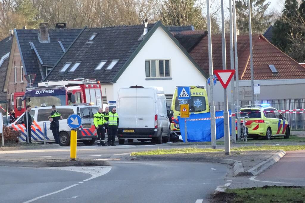 Scooterrijder overleden bij verkeersongeval