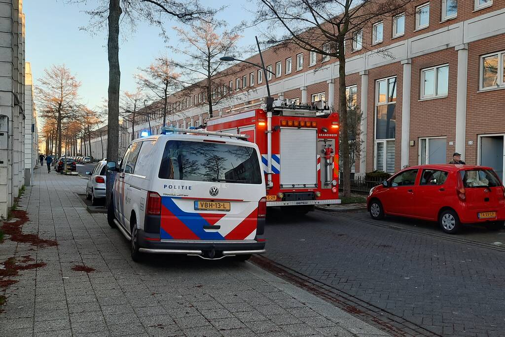 Brand in meterkast van woning