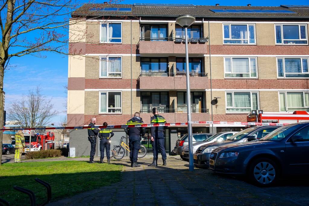 Brand in slaapkamer van flatwoning snel geblust