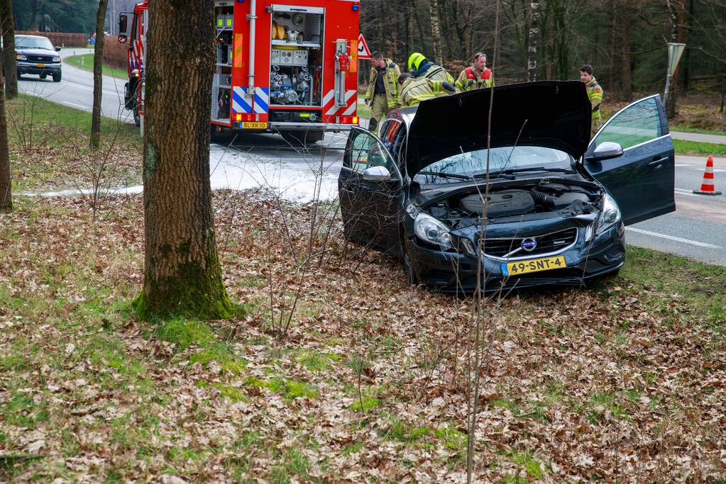 Auto botst op voorganger