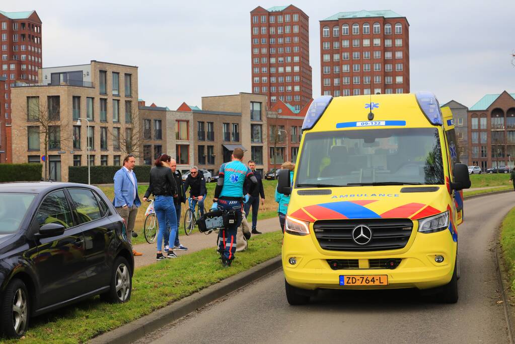Man gaat met Harley Davidson onderuit
