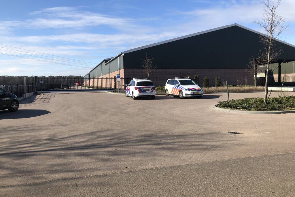 Brand in technische ruimte bedrijfspand