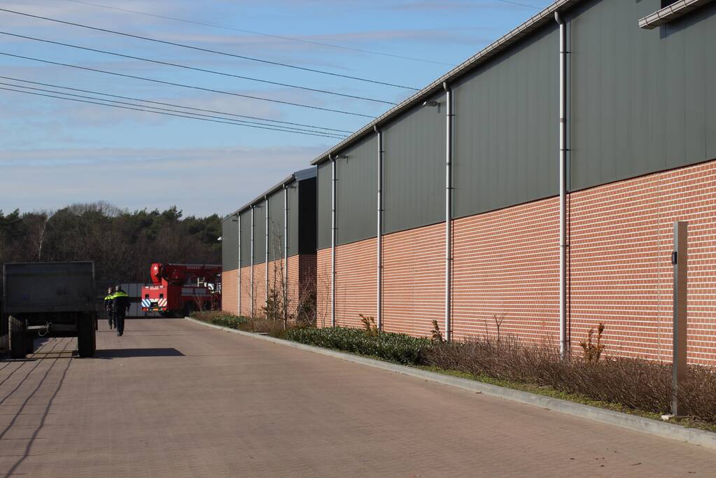 Brand in technische ruimte bedrijfspand