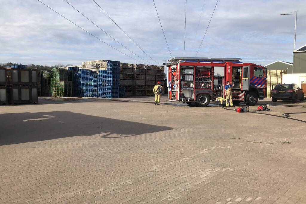 Brand in technische ruimte bedrijfspand