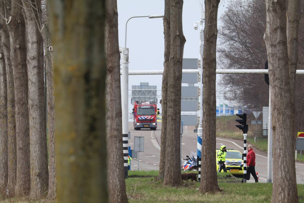 Enorme rookwolken bij grote brand in bedrijfspand