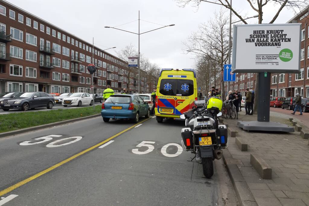 Meerdere voertuigen betrokken bij ongeval