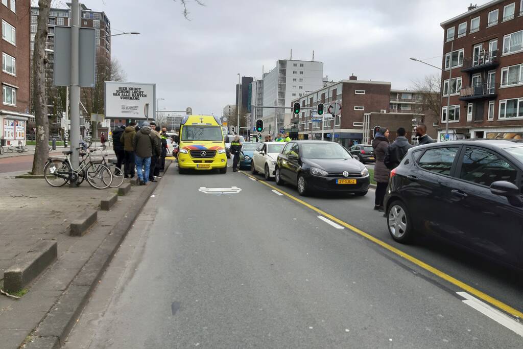 Meerdere voertuigen betrokken bij ongeval