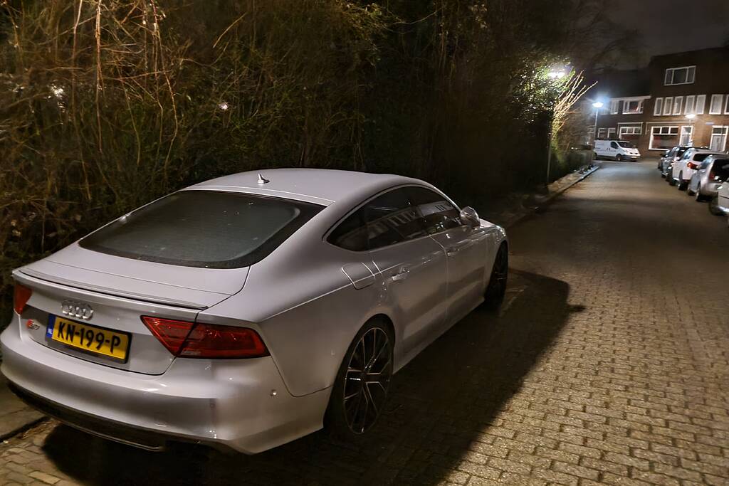Politie neem een gestolen Audi S7 in beslag