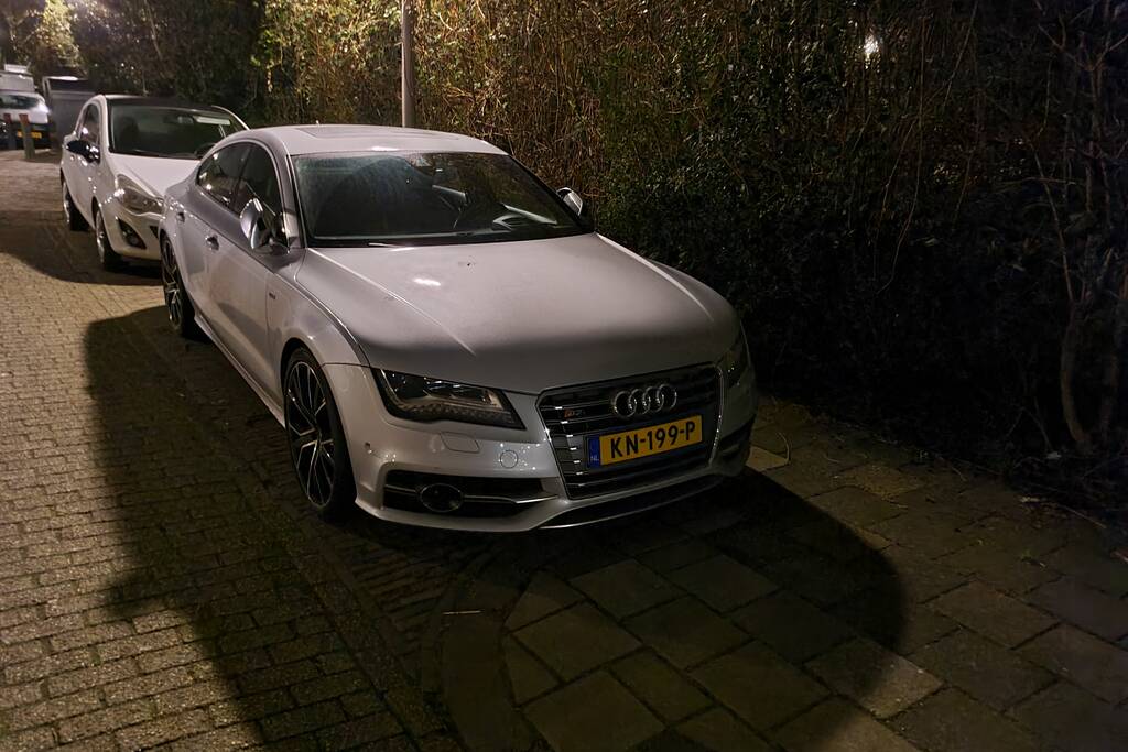 Politie neem een gestolen Audi S7 in beslag
