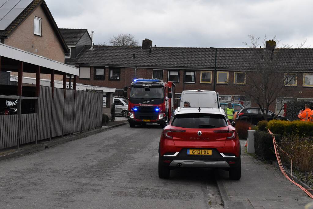 Gaslekkage door graafwerkzaamheden