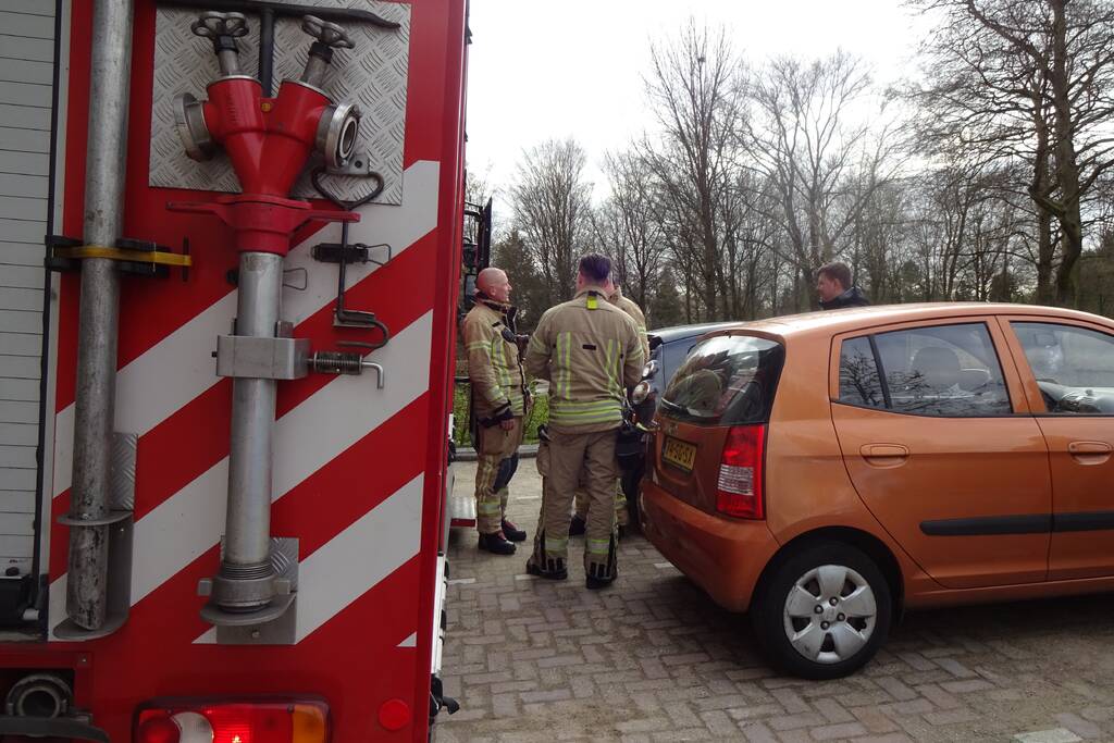 Brand in flatwoning snel geblust