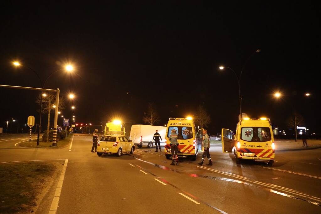 Forse schade bij frontale aanrijding