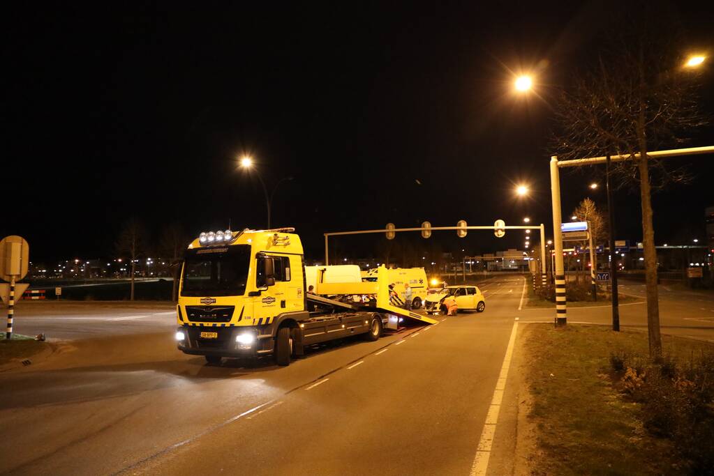 Forse schade bij frontale aanrijding