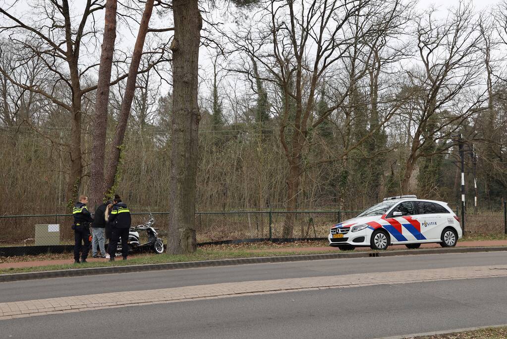 Scooterrijder gewond bij verkeersongeval