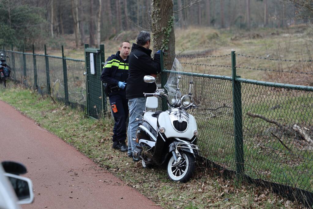 Scooterrijder gewond bij verkeersongeval