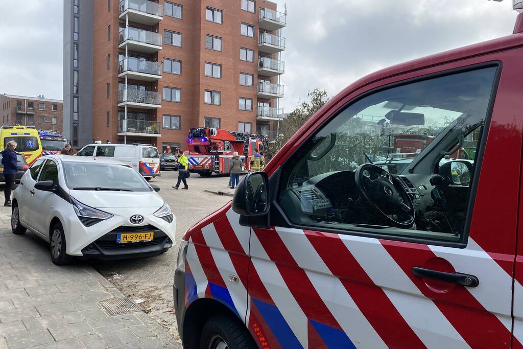 Vlam in de pan zorgt voor brand in appartement