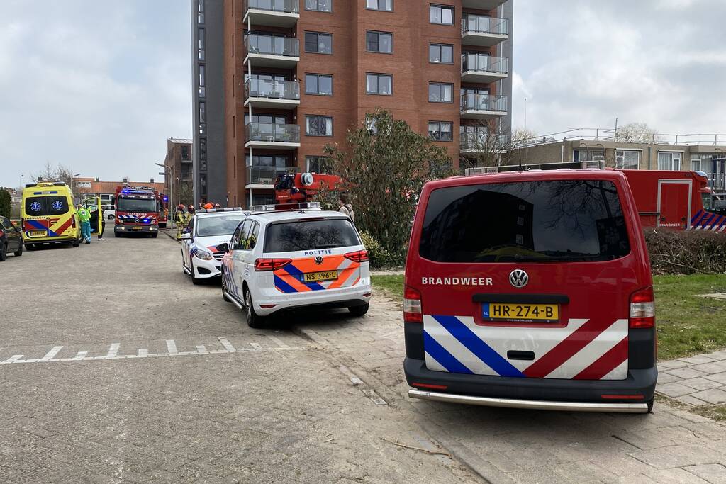 Vlam in de pan zorgt voor brand in appartement