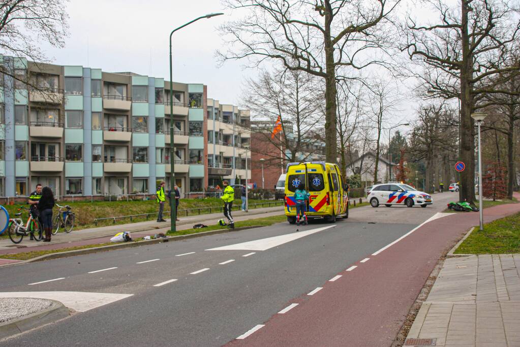 Motorrijder gewond bij ongeval