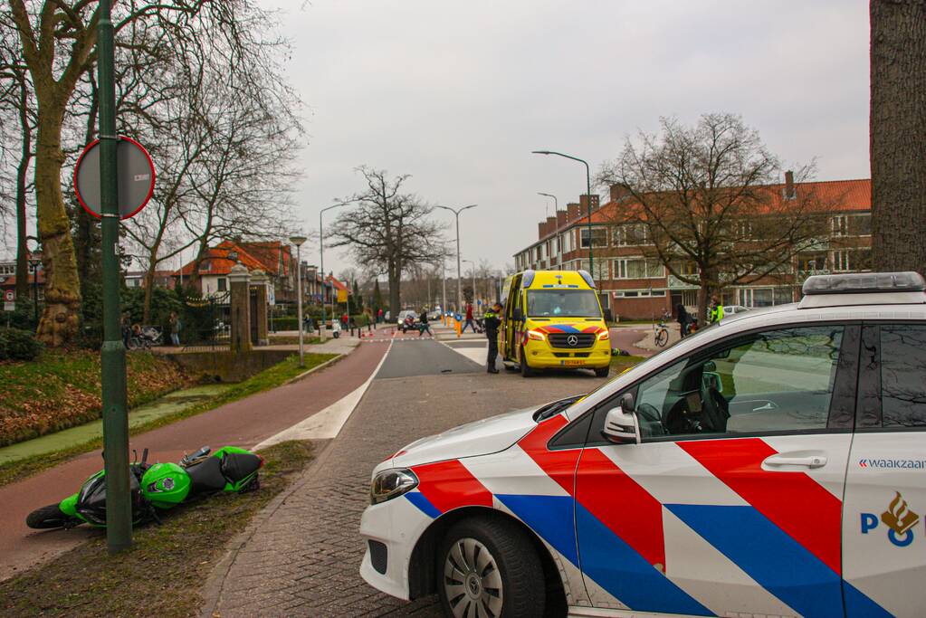 Motorrijder gewond bij ongeval