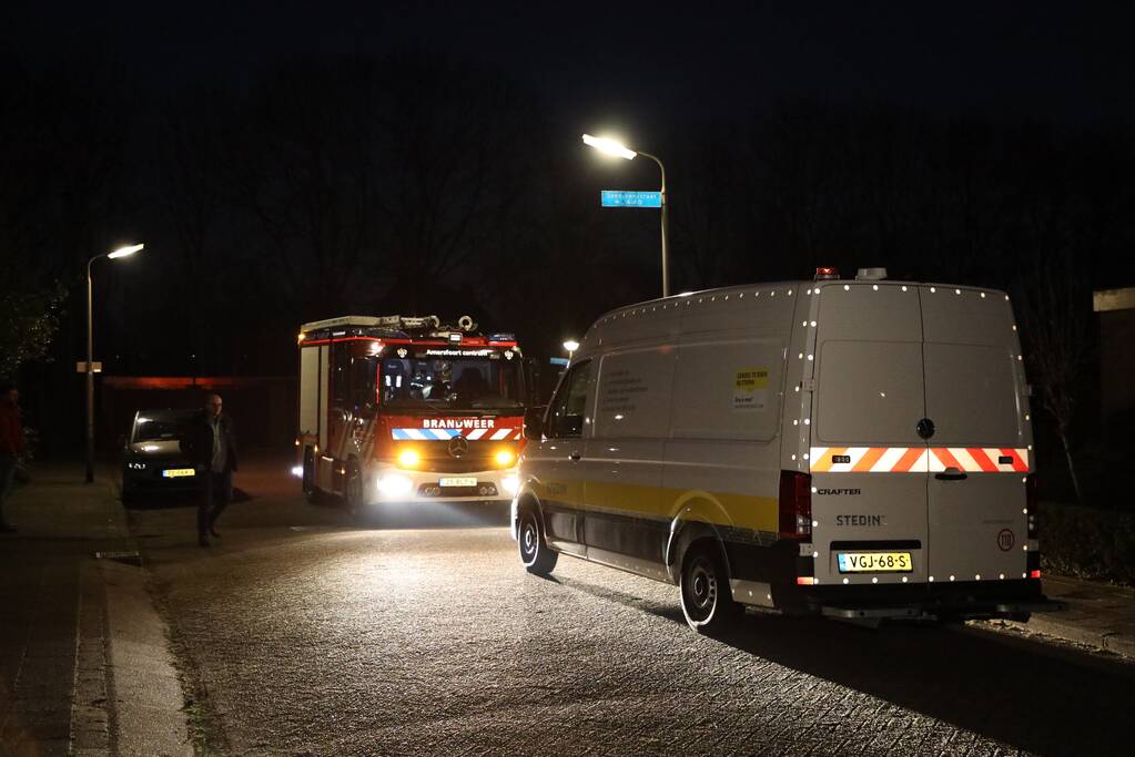 Brandweer ingezet voor gaslucht