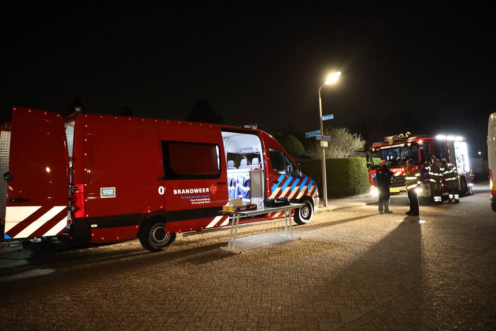 Brandweer ingezet voor gaslucht