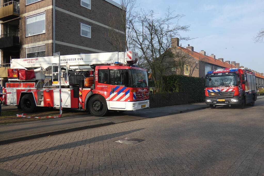 Flatwoning zwaar beschadigd door brand
