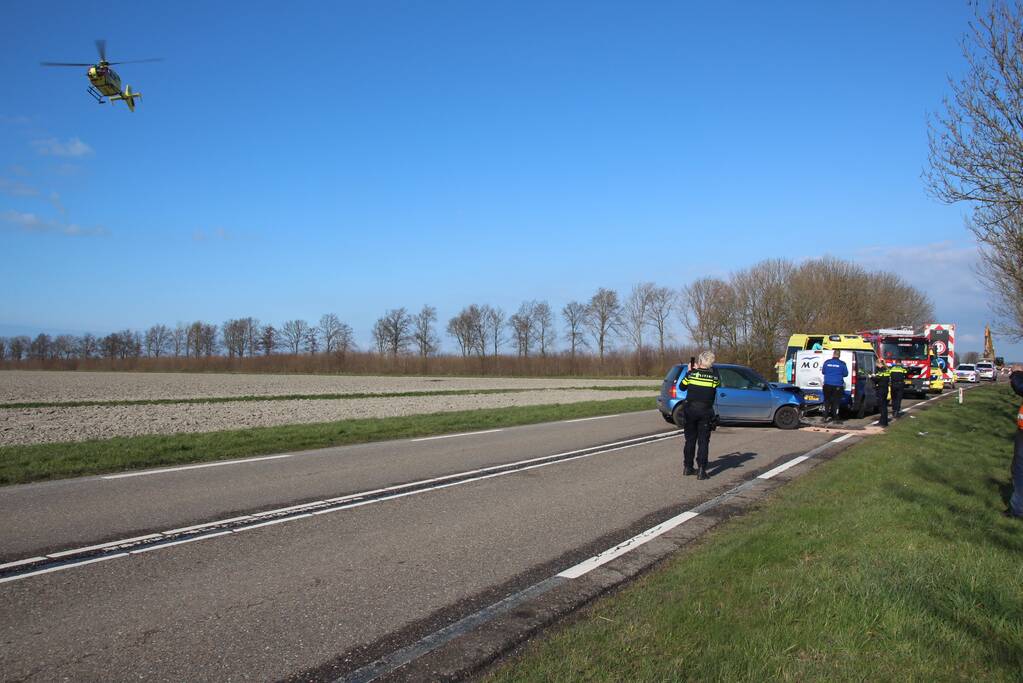 Traumahelikopter ingezet bij ernstig ongeval