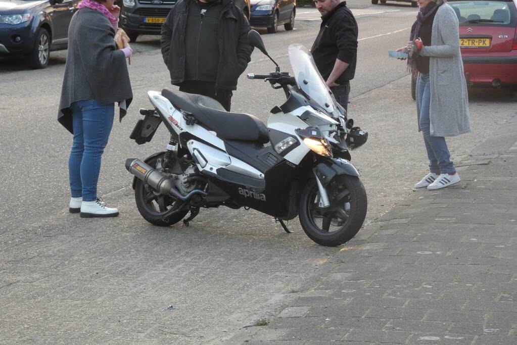 Schade bij ongeval met motorscooter