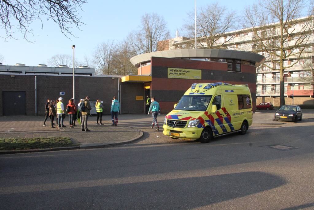 Brand in magazijn van Jumbo-supermarkt
