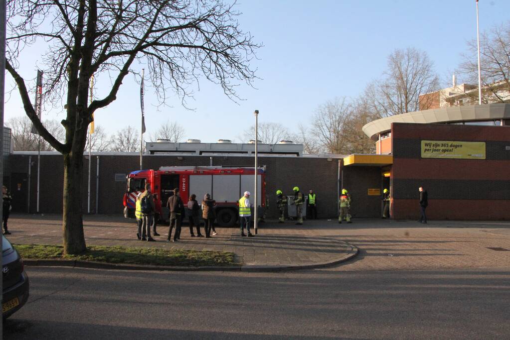 Brand in magazijn van Jumbo-supermarkt