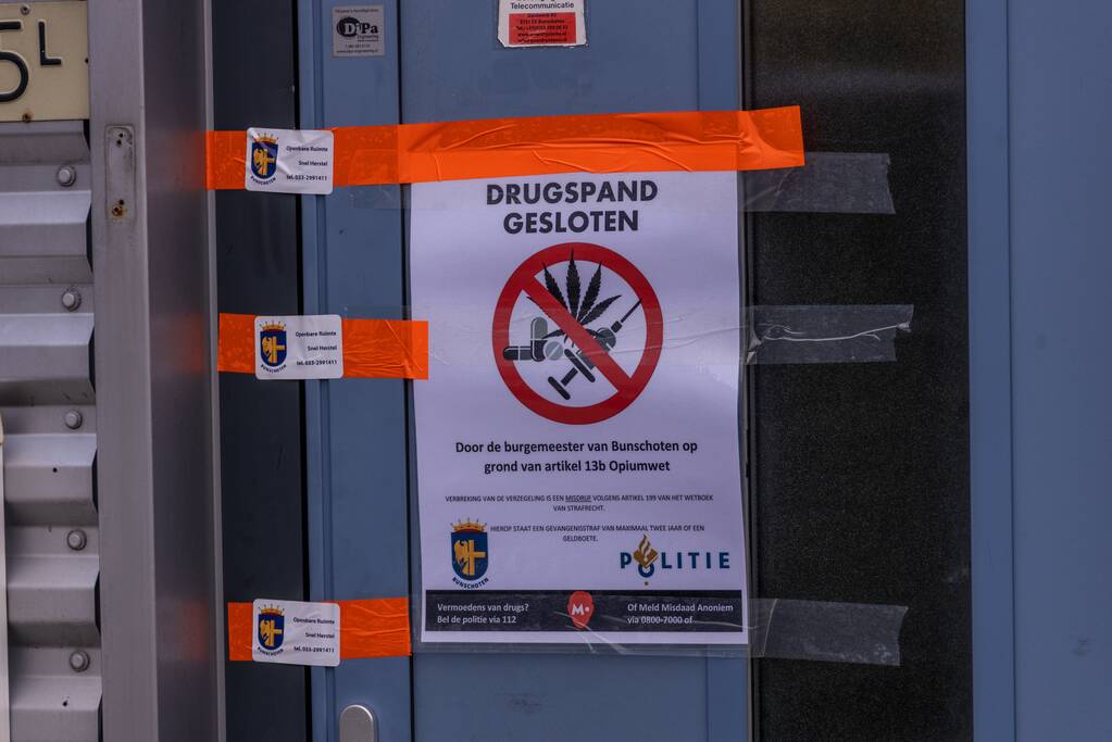 Bedrijfspand twee jaar verzegeld na vondst hennepkwekerij