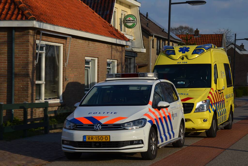 Ongeval tussen fietser en scooter