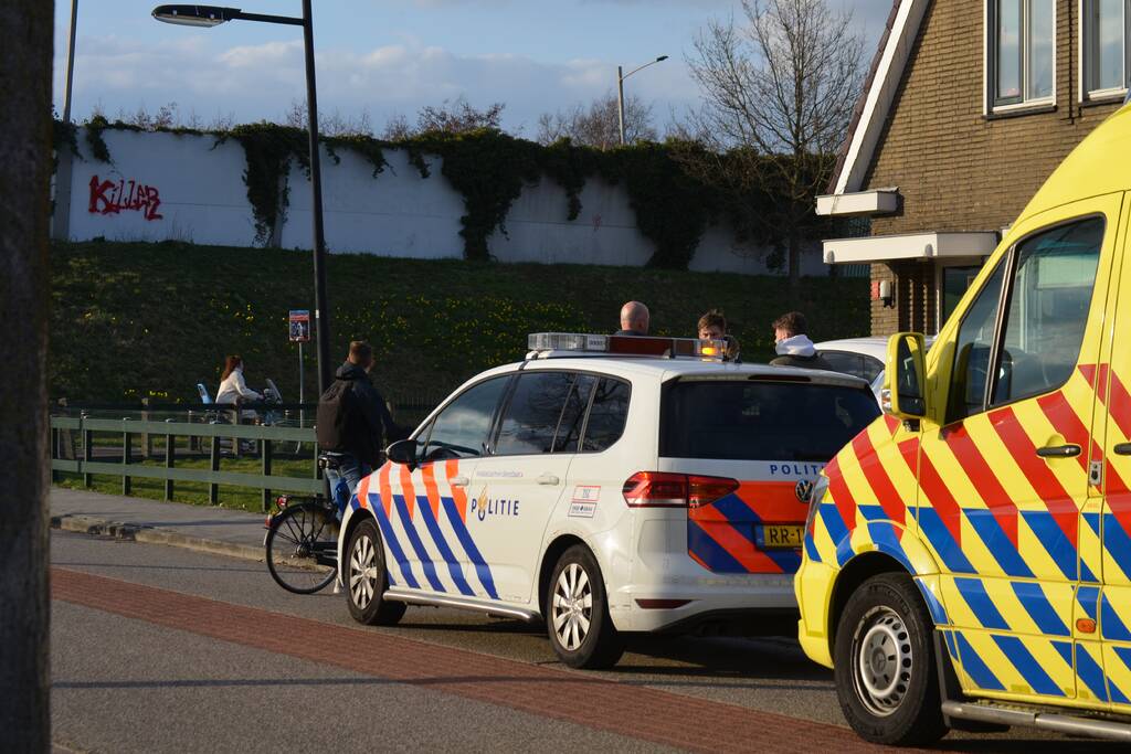 Ongeval tussen fietser en scooter