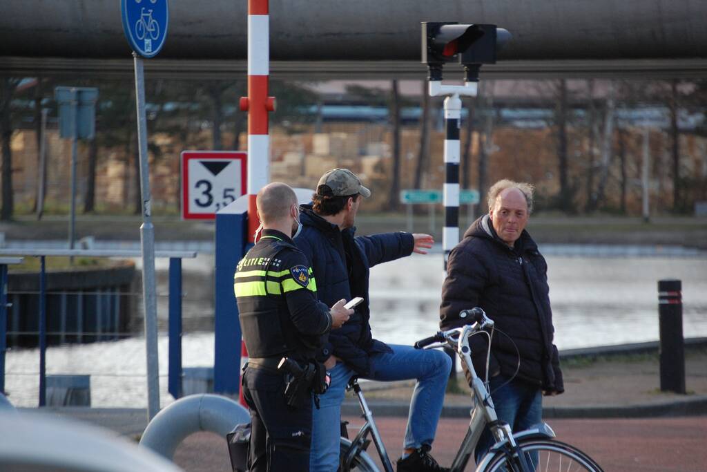 Ongeval tussen fietser en scooter