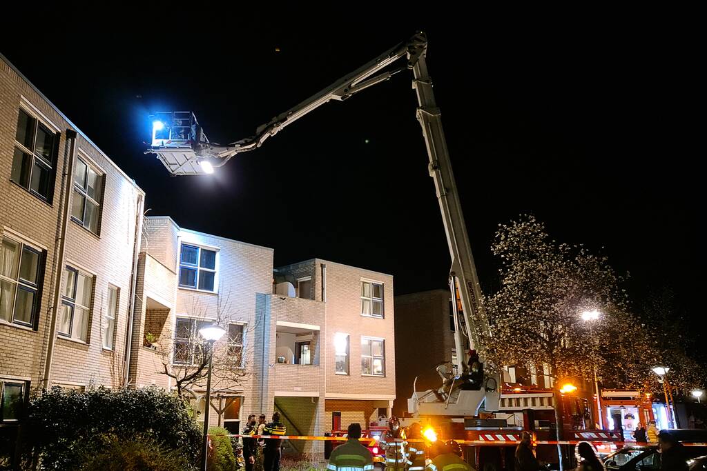 Brand in woning snel geblust