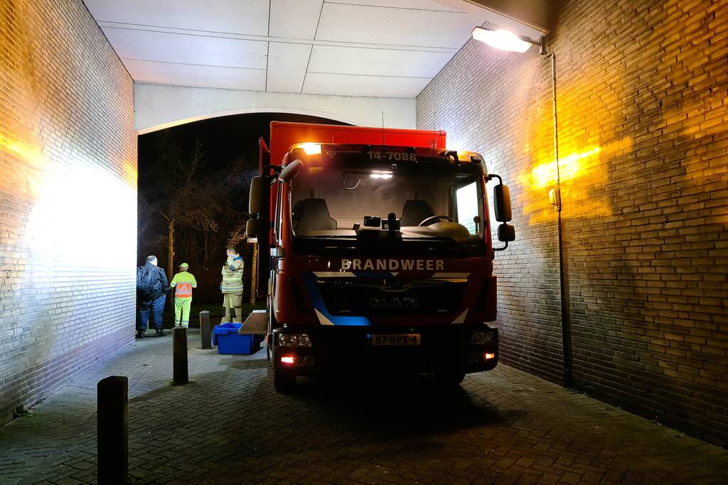 Brand in woning snel geblust