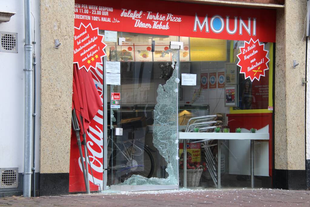 Man aangehouden na vernielingen bij restaurants