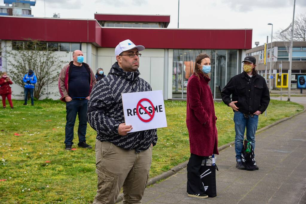 Demonstratie tegen politiegeweld en racisme
